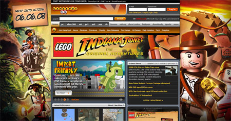 Gamespot.com Lego Indiana Jones Background