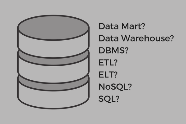 data mart and other data base terms