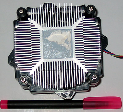 DELL Heat sink from above